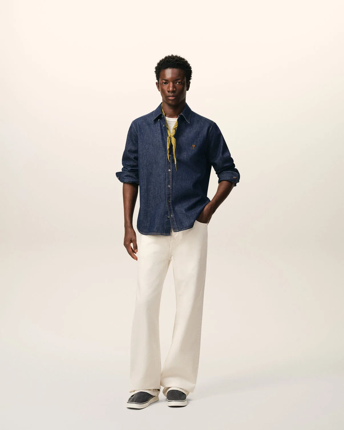 Blue Denim Cotton Shirt