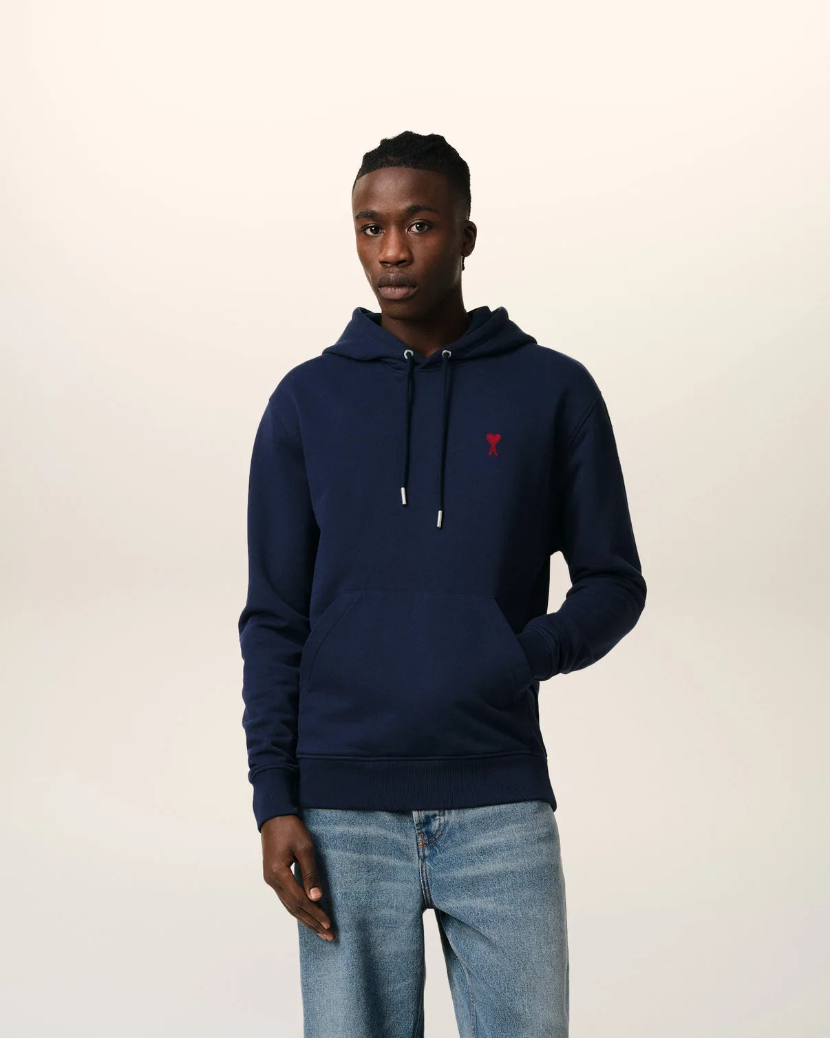 Blue Organic Cotton Hoodie