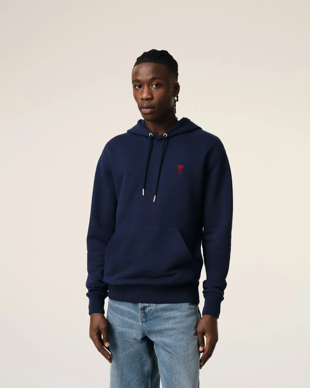 Blue Organic Cotton Hoodie