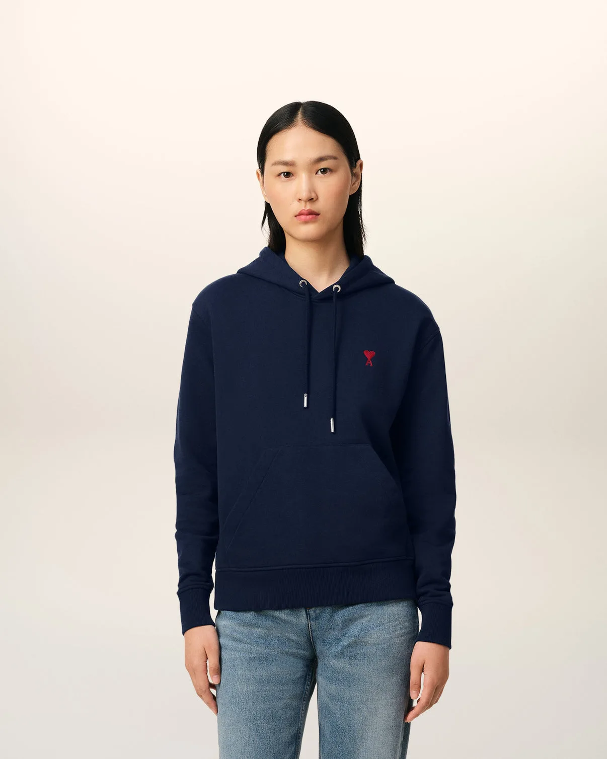Blue Organic Cotton Hoodie