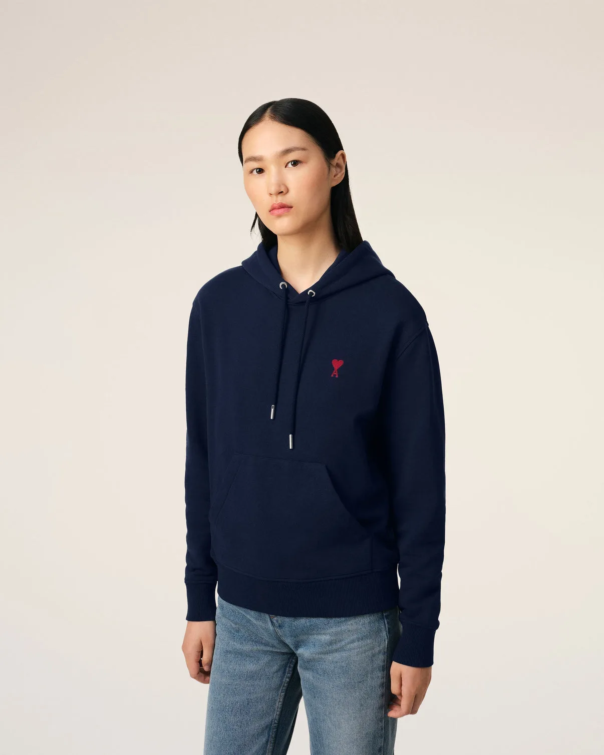 Blue Organic Cotton Hoodie