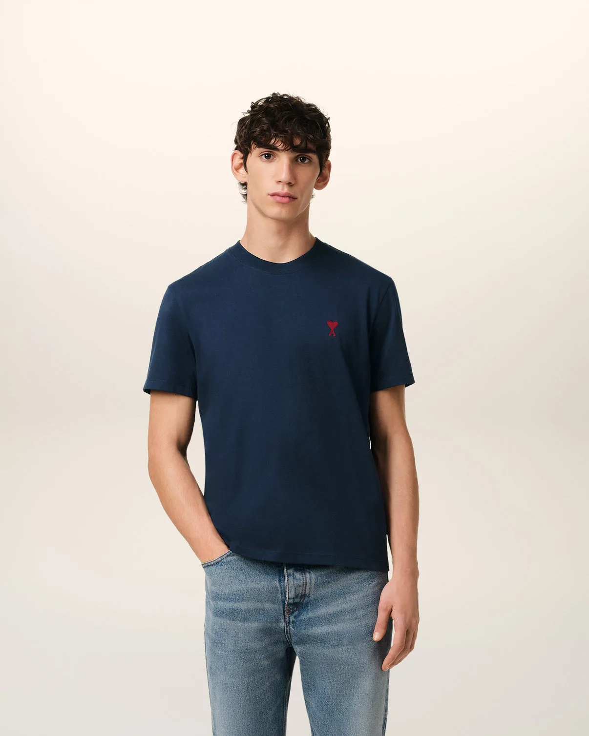 Blue Organic Cotton T-shirt