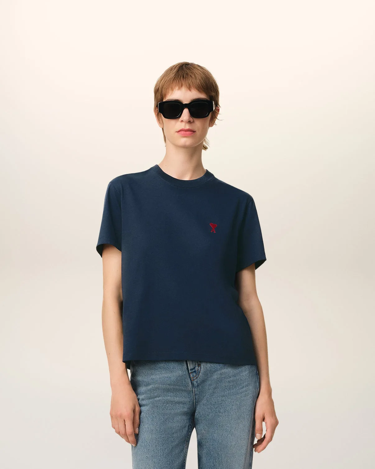 Blue Organic Cotton T-shirt