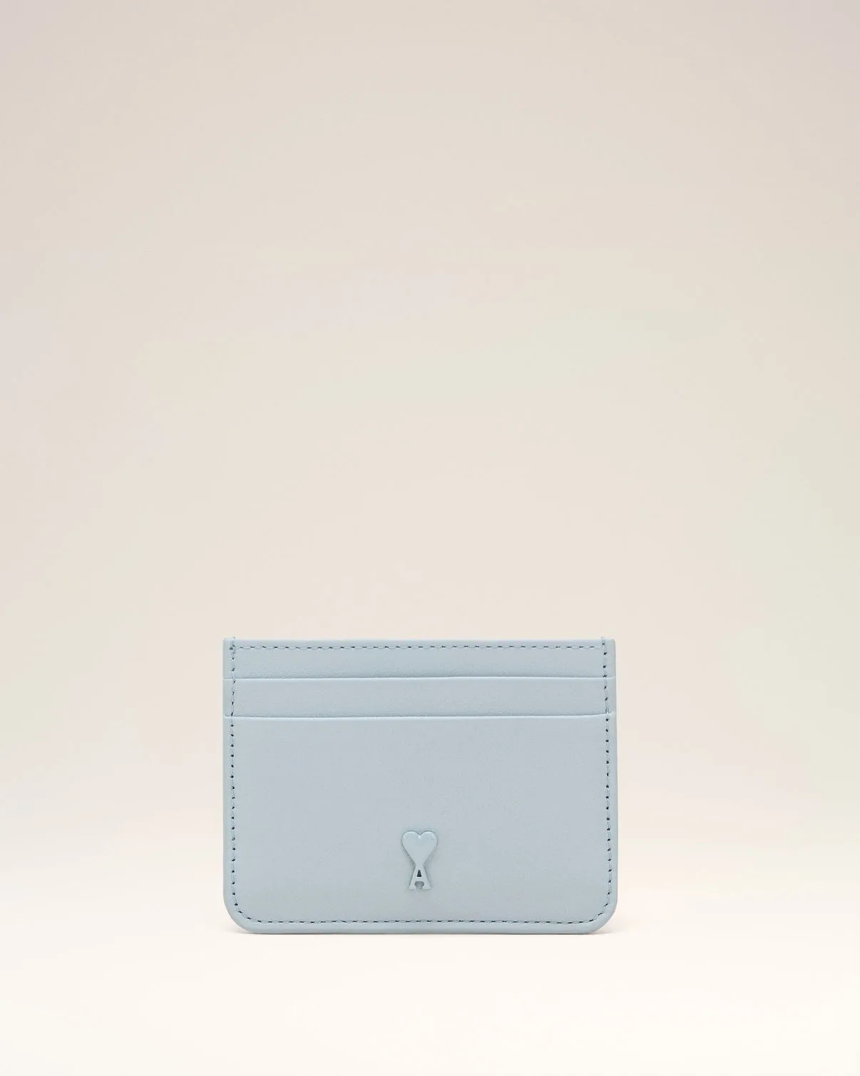 Blue Smooth Leather Card Holder