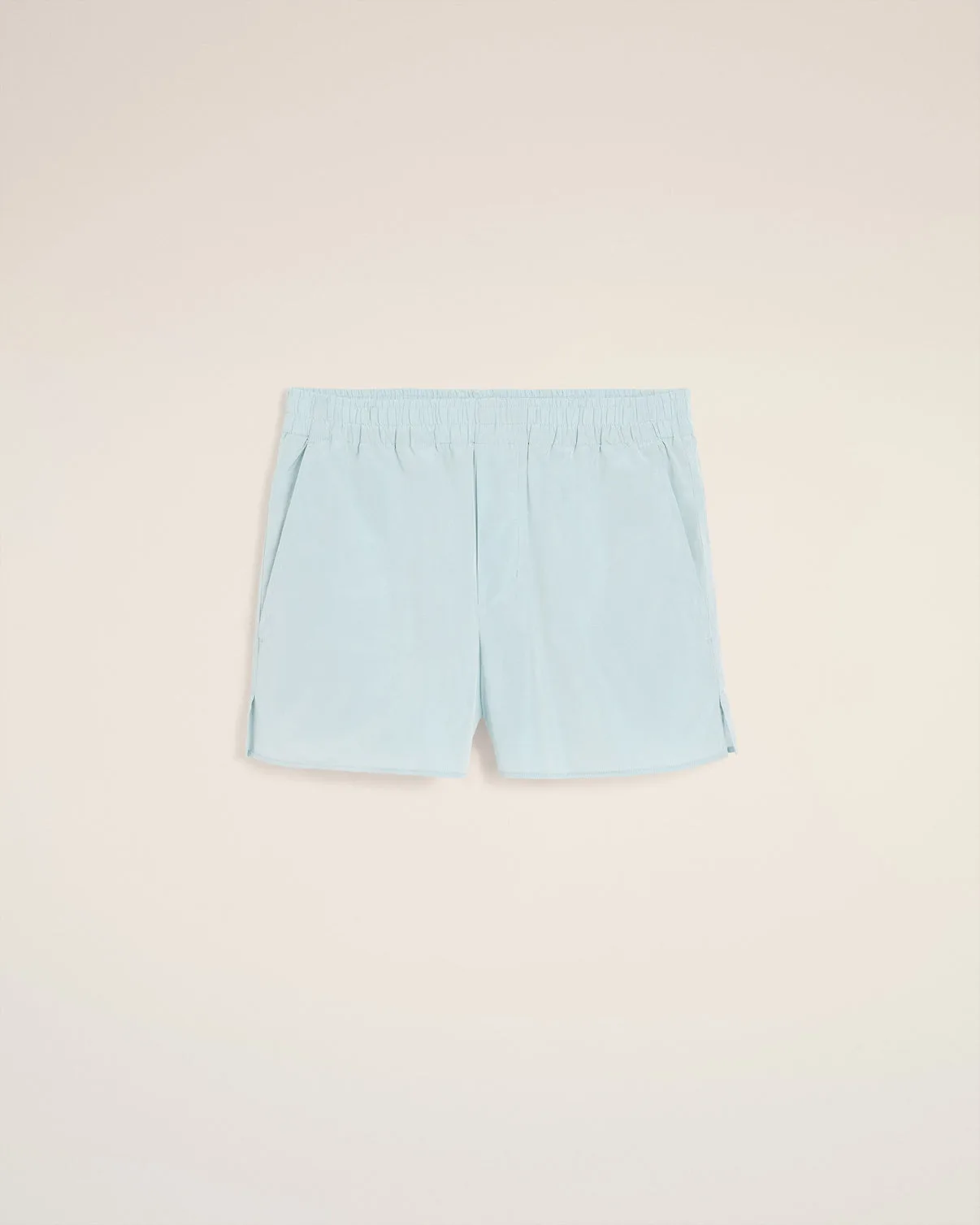Blue Taffetas Short