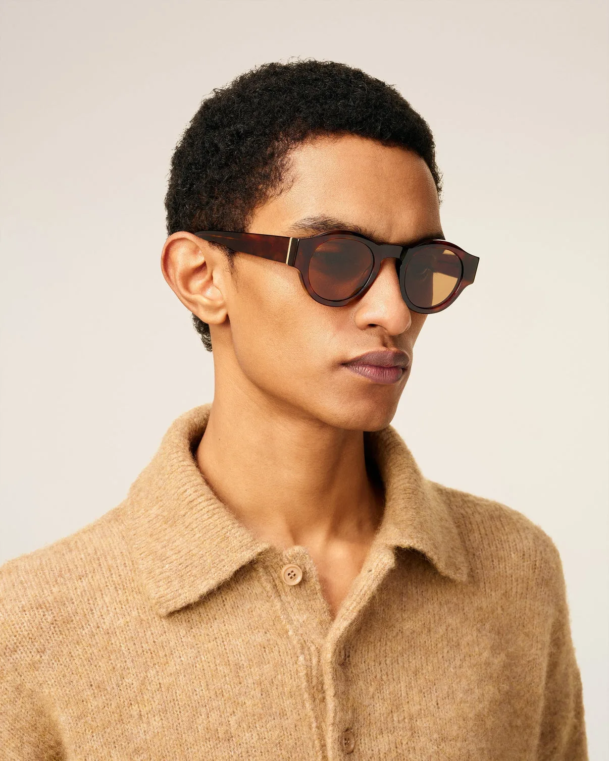 Brown Acetate 75002 Sunglasses