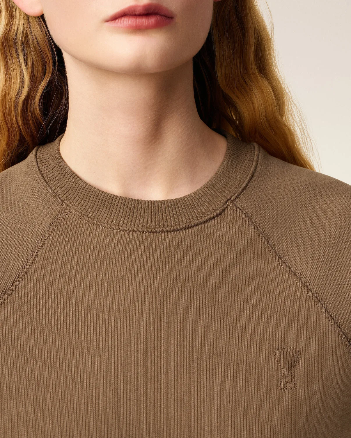 Brown Cotton Sweatshirt