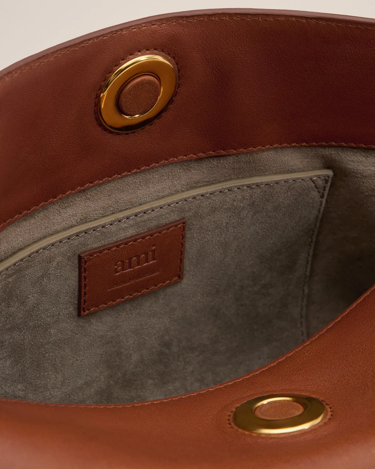 Brown Leather Carrousel Bag