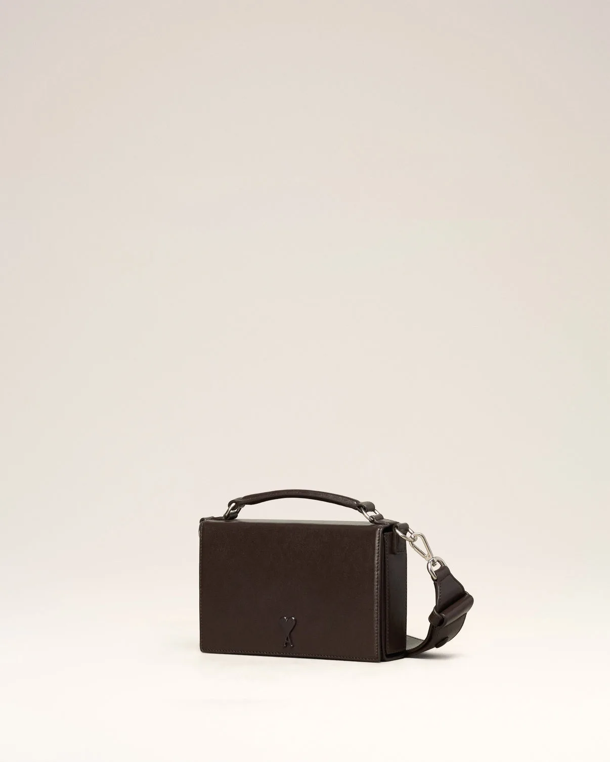 Brown Leather Lunch Box Bag
