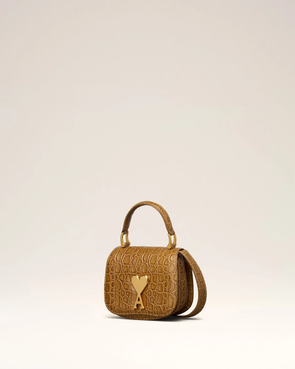 Brown Leather Paris Paris Nano Bag