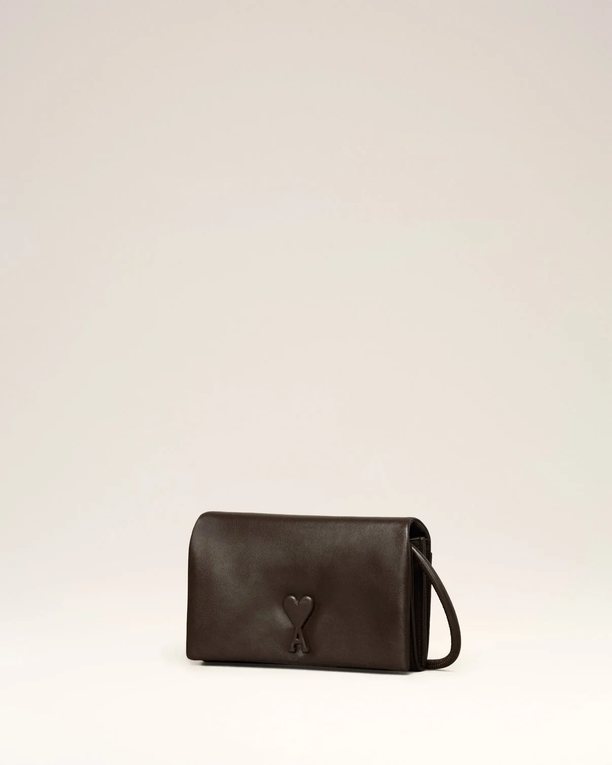 Brown Leather Voulez-Vous Wallet Strap
