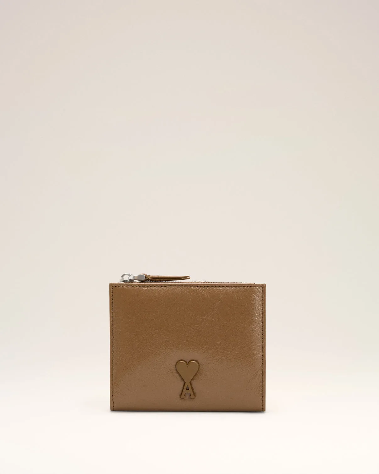 Brown Smooth Leather Voulez Vous Folded Wallet