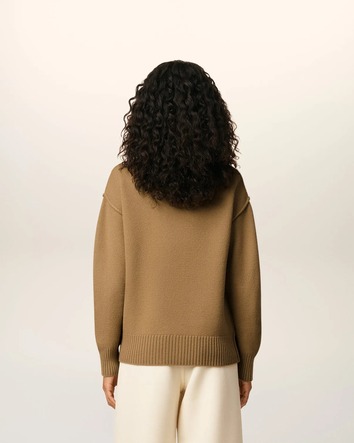 Brown Wool Cardigan