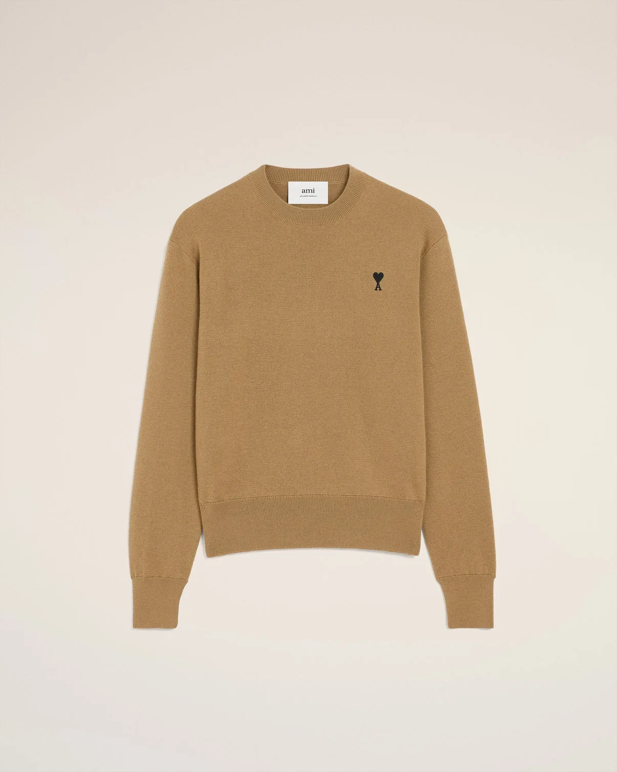 Brown Wool Crewneck Sweater