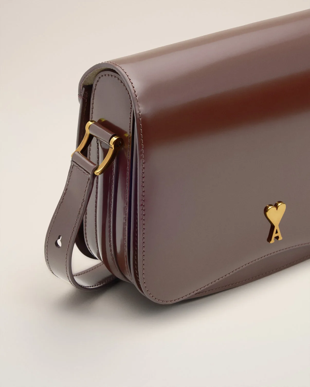 Burgundy Glazed Leather Paris Paris Bag