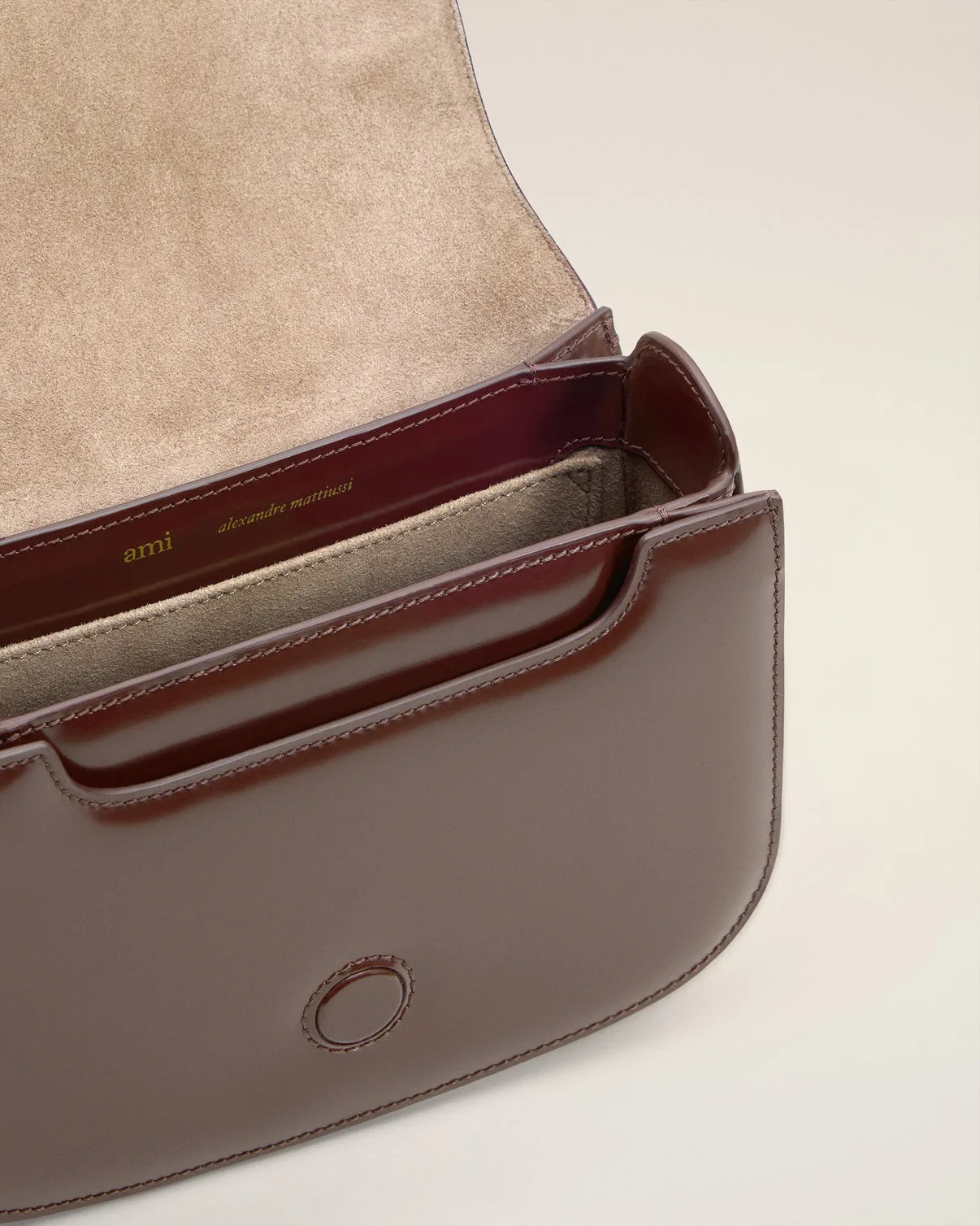 Burgundy Glazed Leather Paris Paris Bag