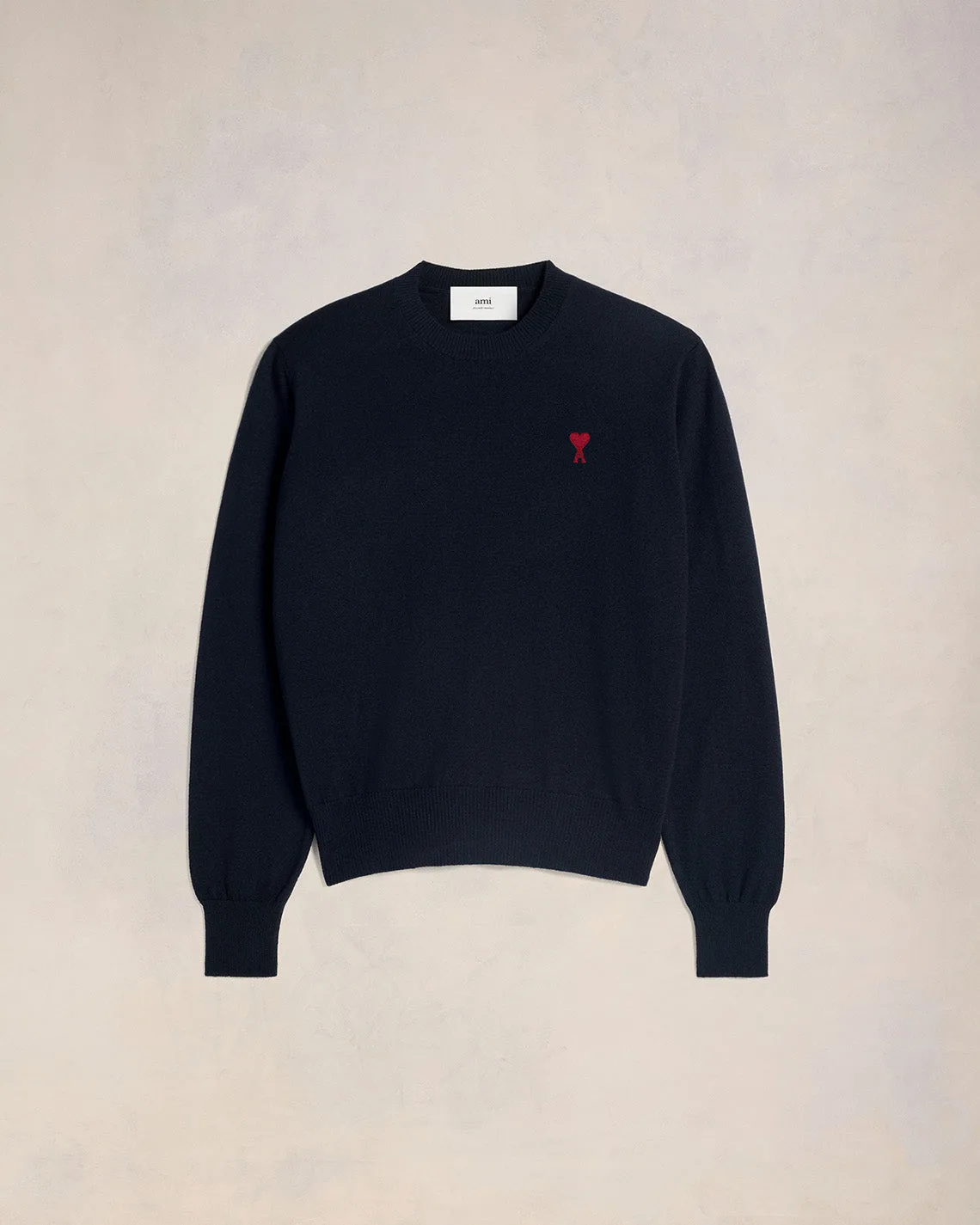 Embroidery Crew Neck Sweater