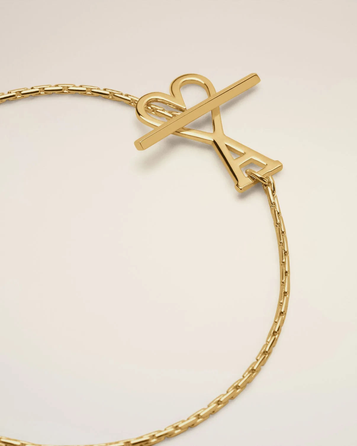 Gold Brass Chain Bracelet