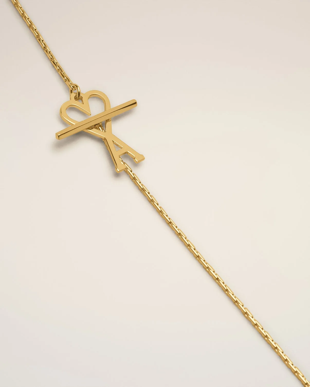 Gold Brass Chain Necklace