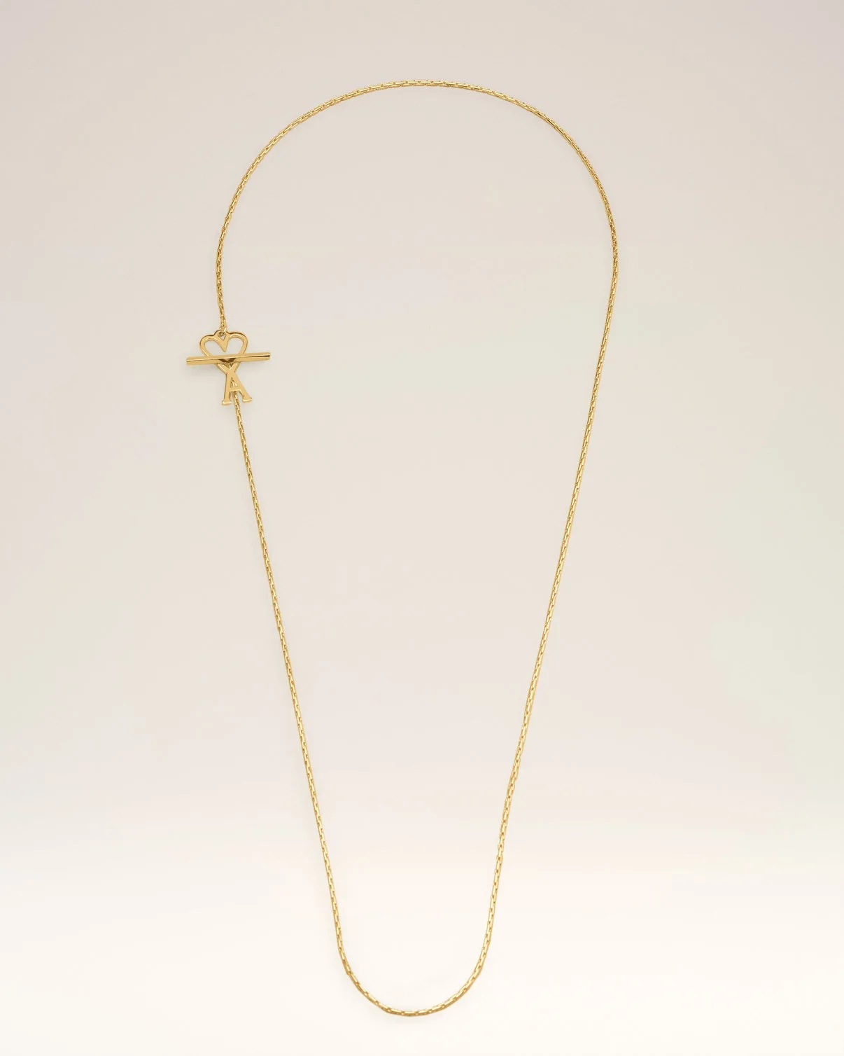 Gold Brass Chain Necklace