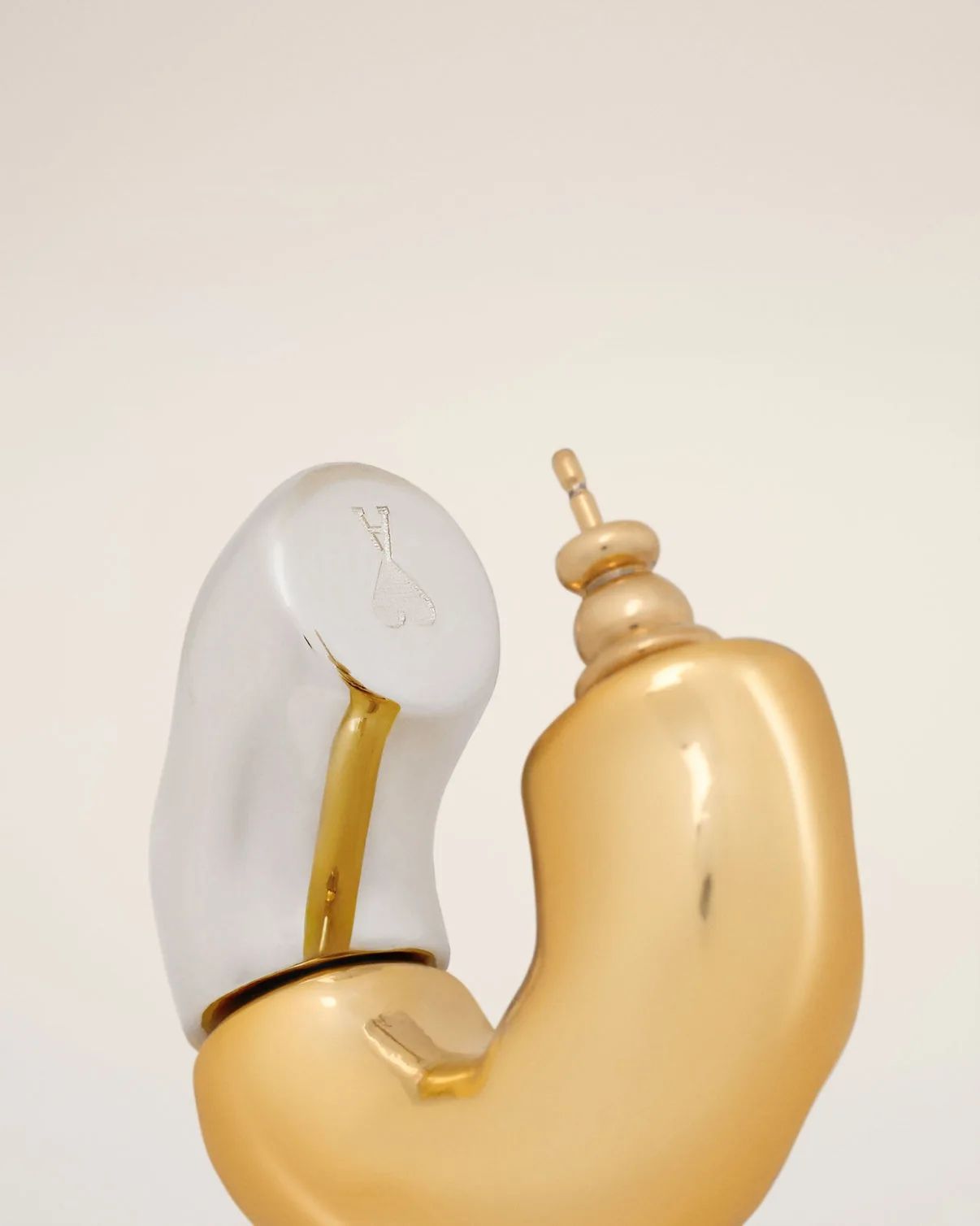 Gold Brass Dune Hoops