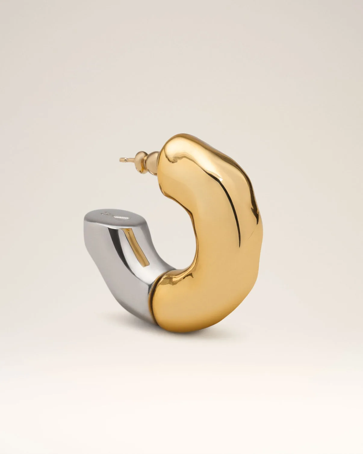 Gold Brass Dune Hoops