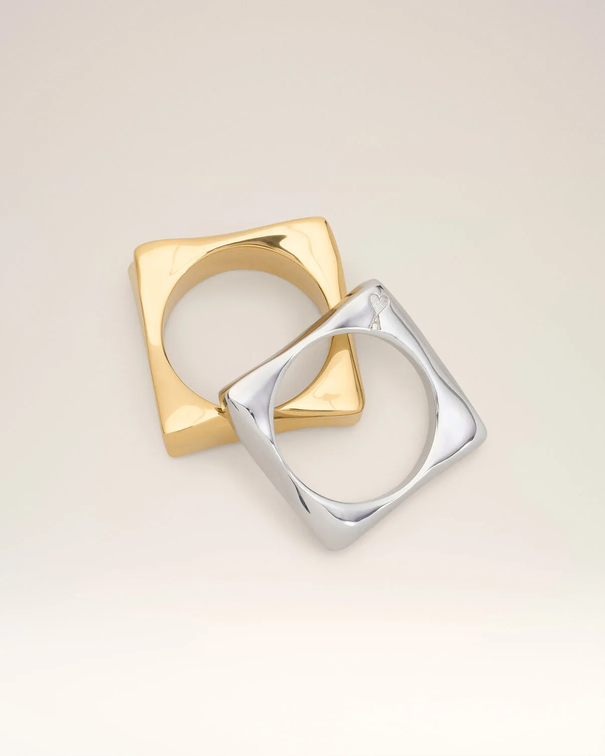 Gold Brass Dune Ring