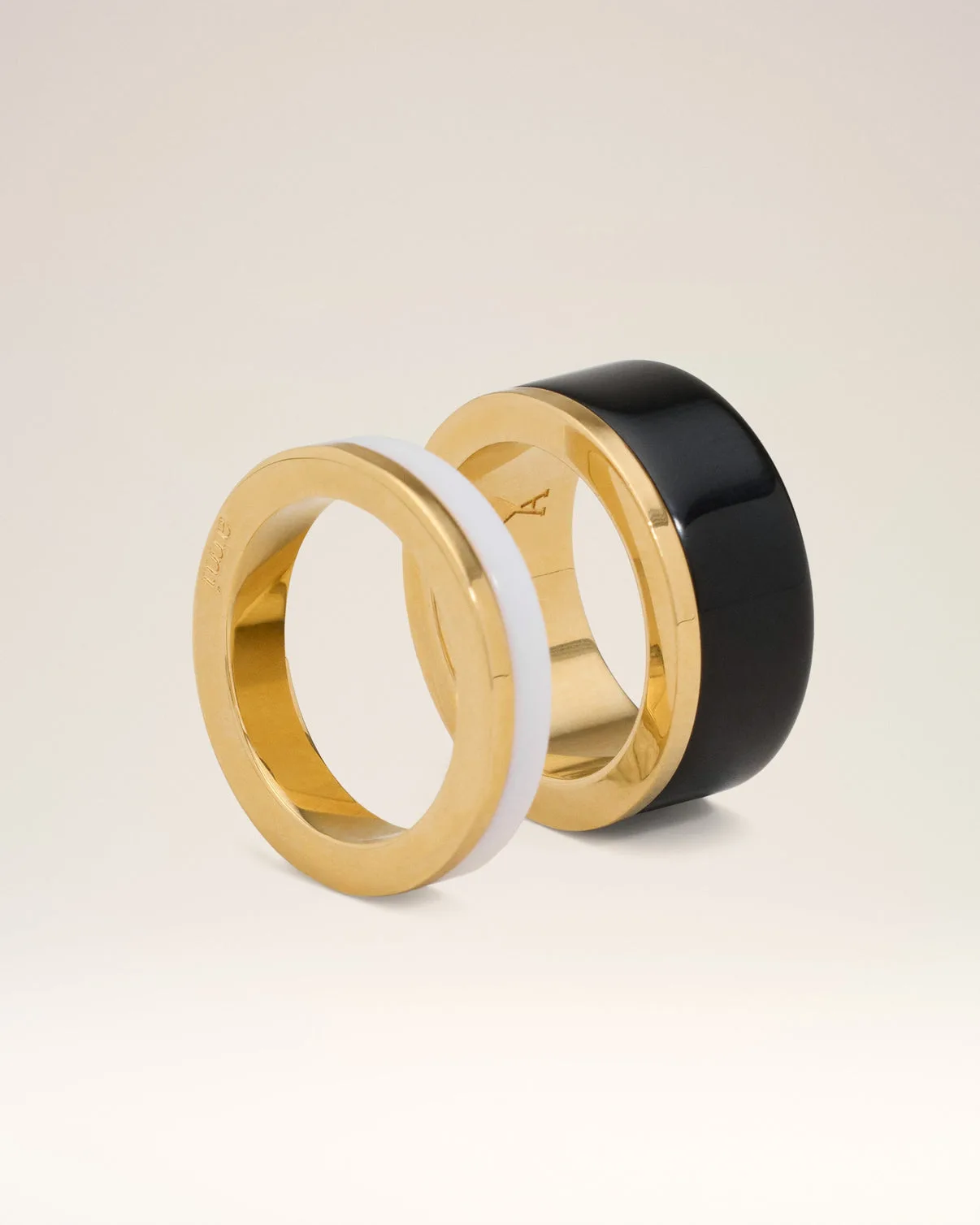 Gold Brass Rivage Ring