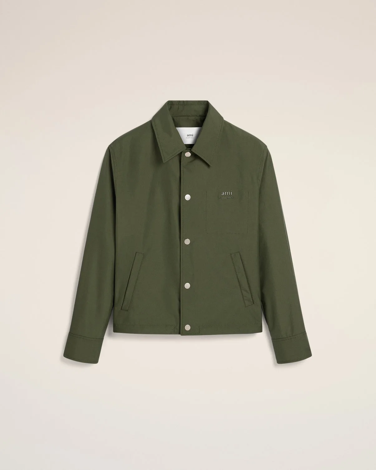 Green Buttoned Jacket