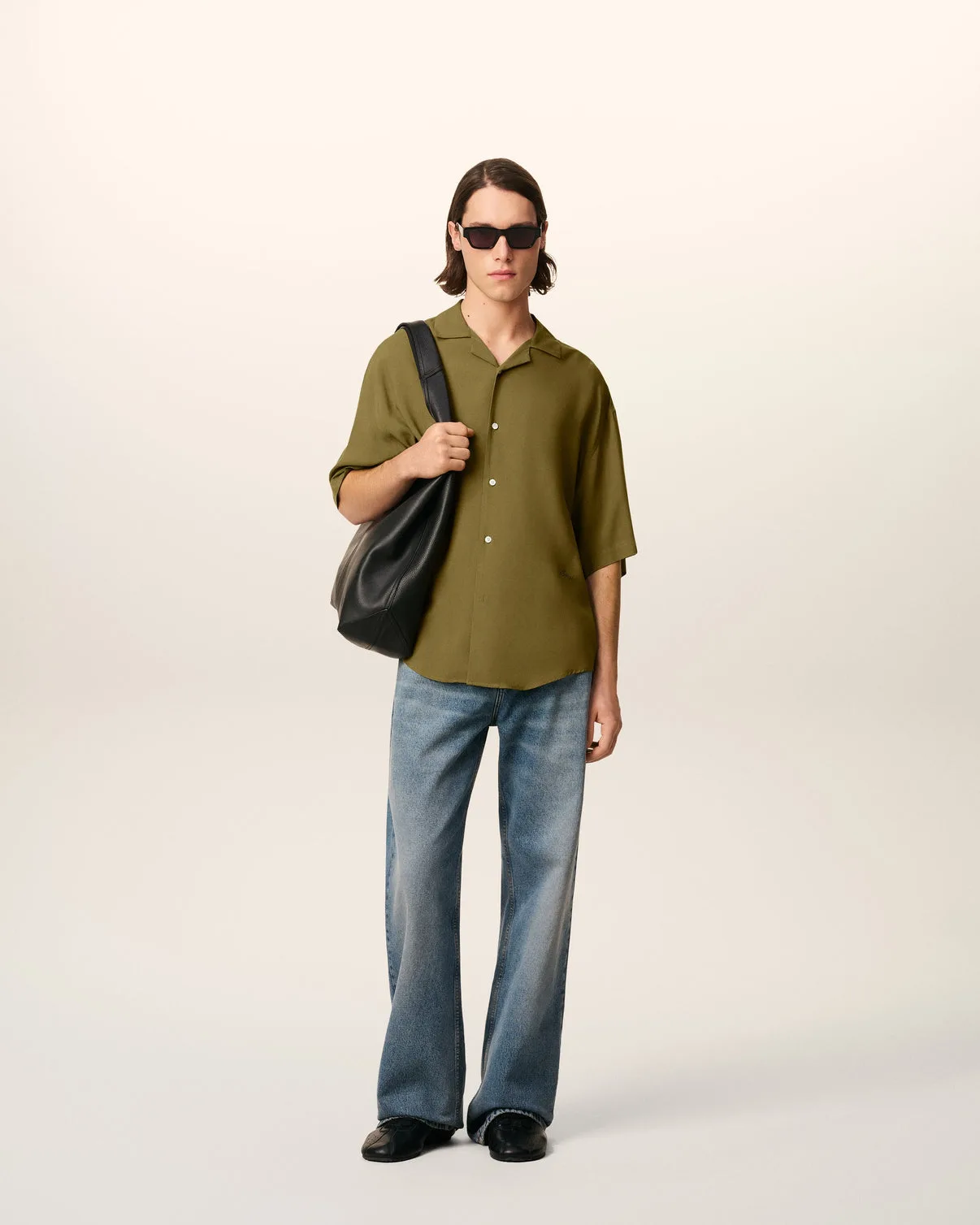 Green Camp Short Sleeved Shirt