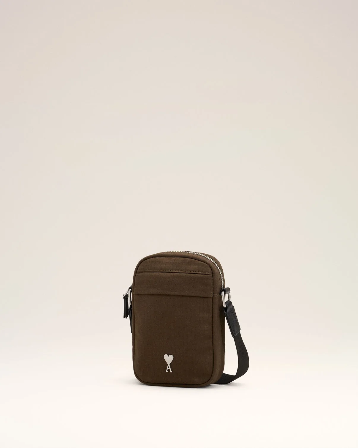 Green Canvas Small Crossbody Bag