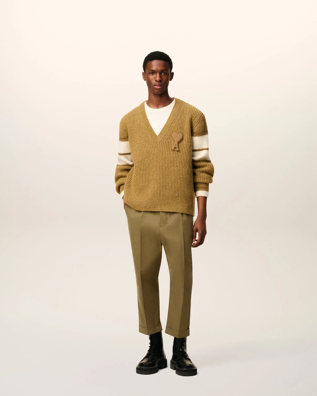Green Cotton Carrot Oversized Pants