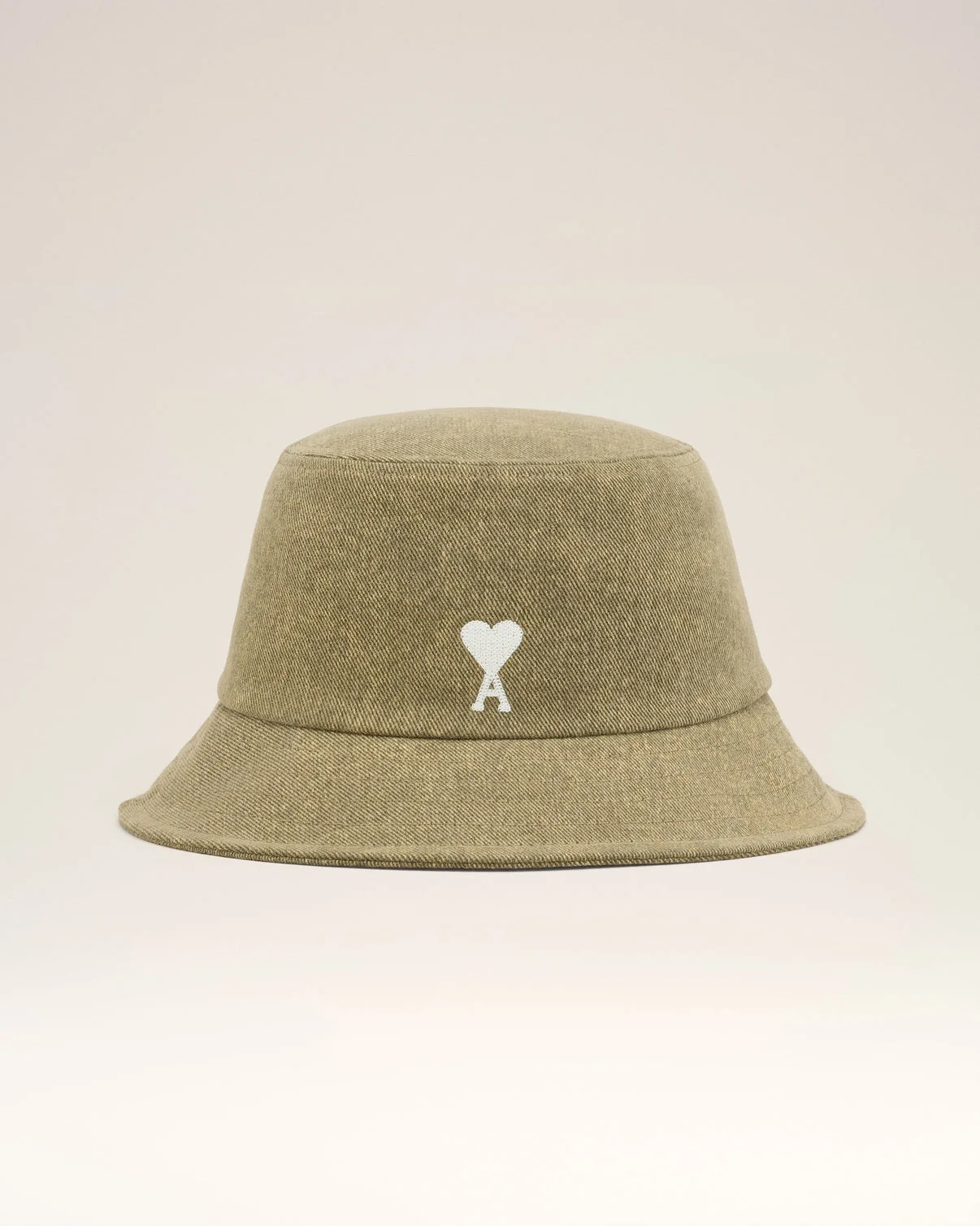 Green Cotton Embroidery Bucket Hat