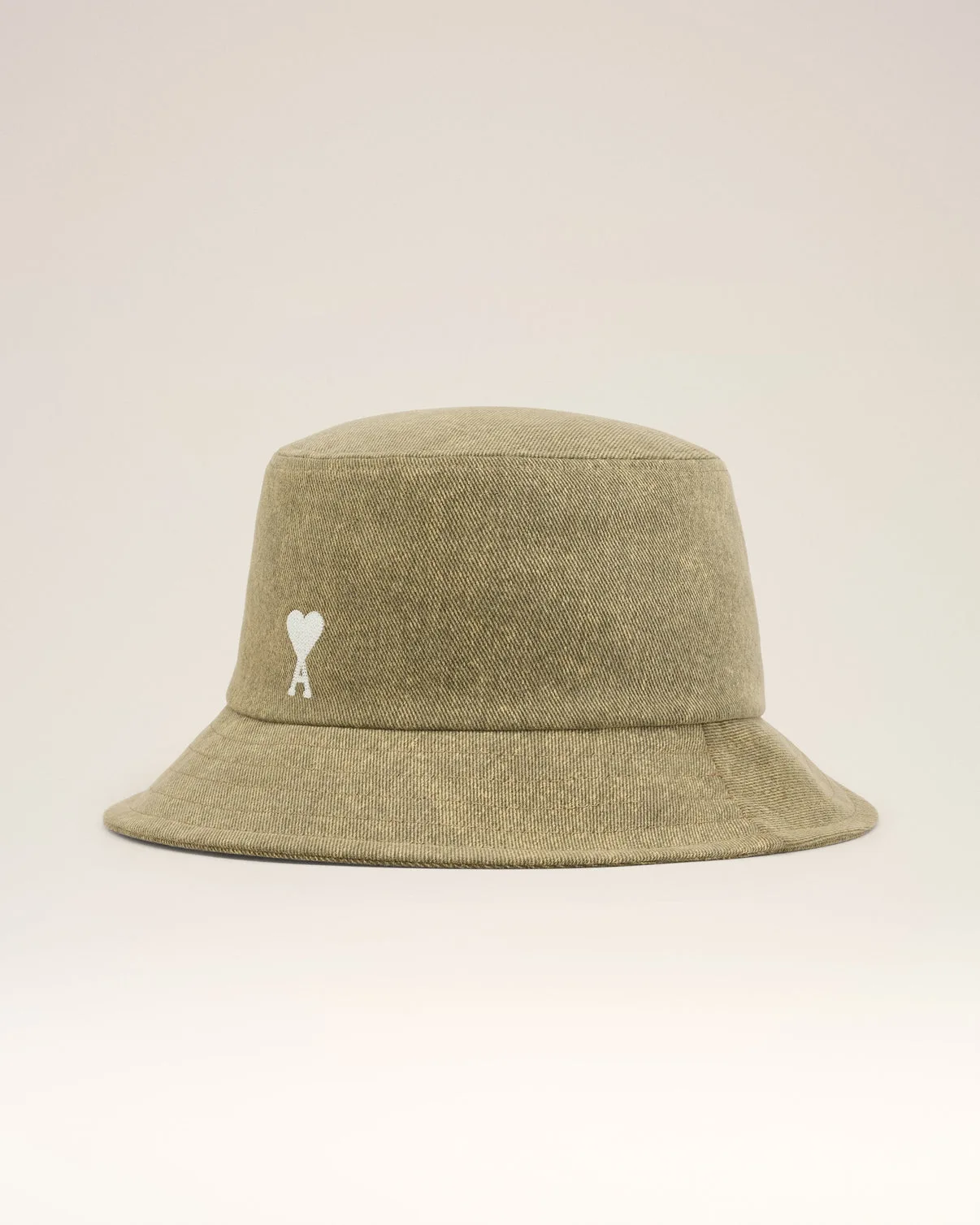 Green Cotton Embroidery Bucket Hat
