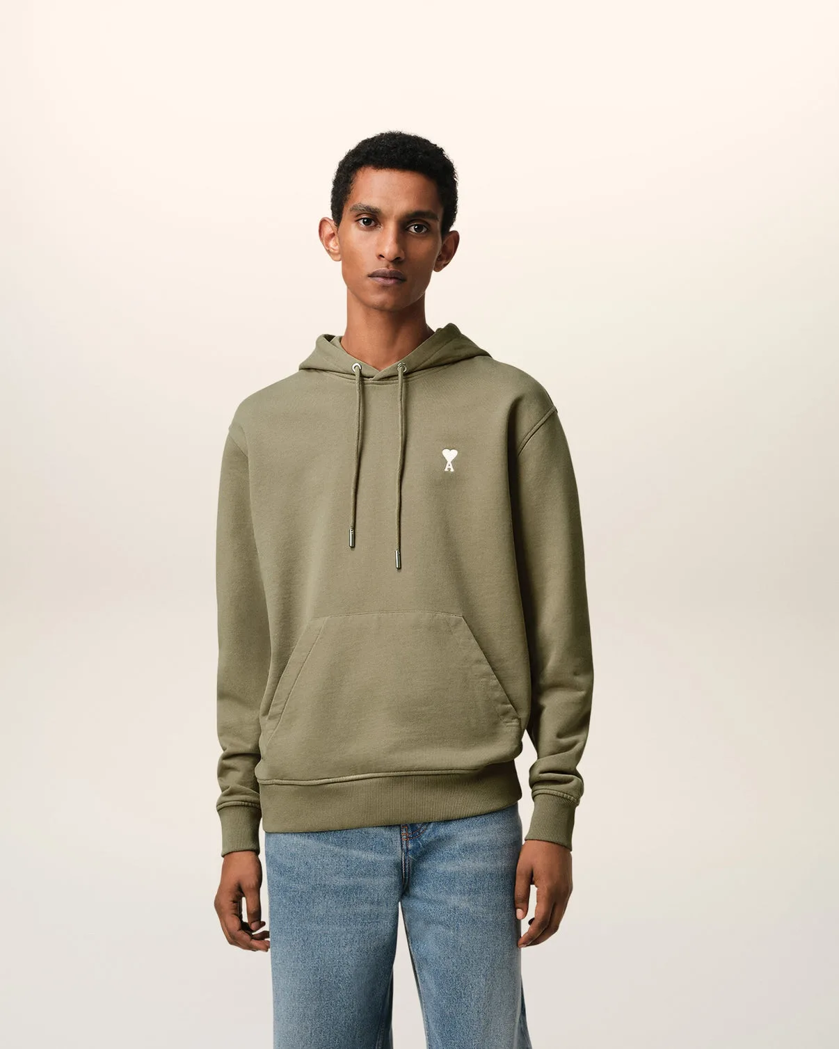 Green Cotton Hoodie