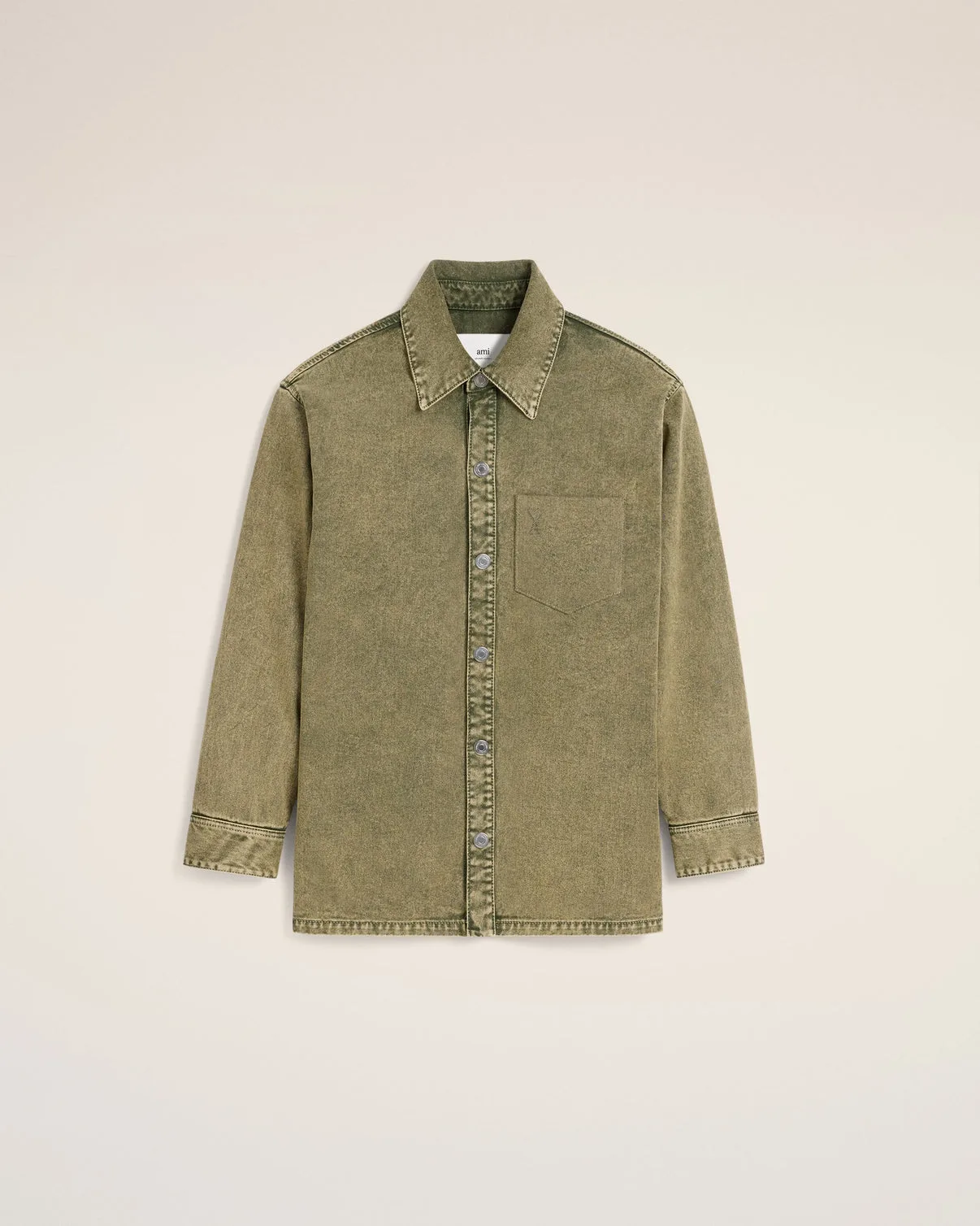 Green Cotton Overshirt