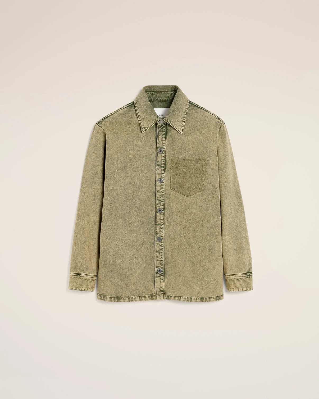 Green Cotton Overshirt