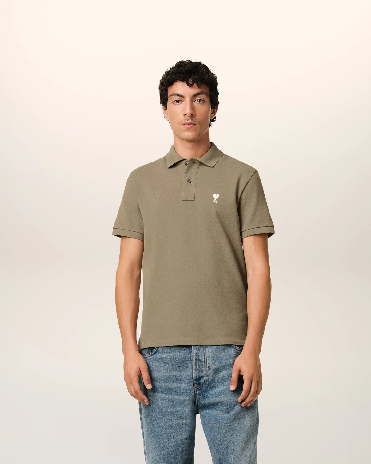 Green Cotton Polo Shirt