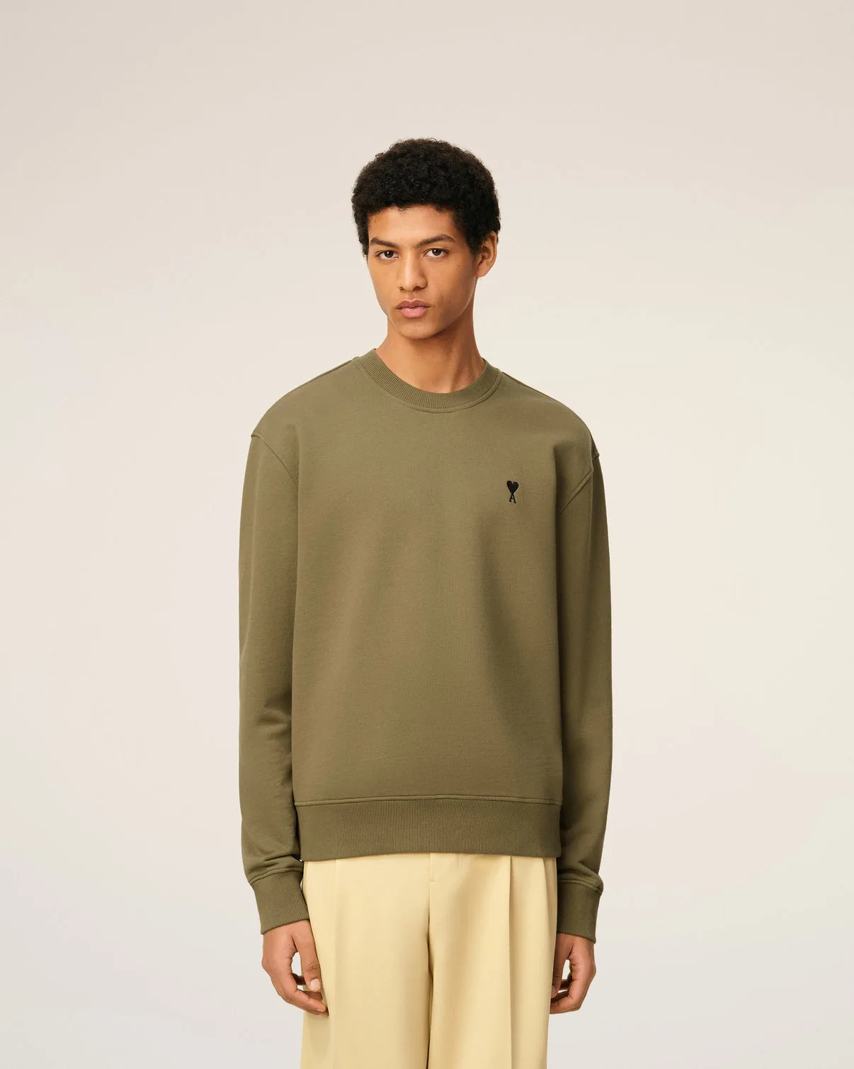 Green Cotton Sweatshirt