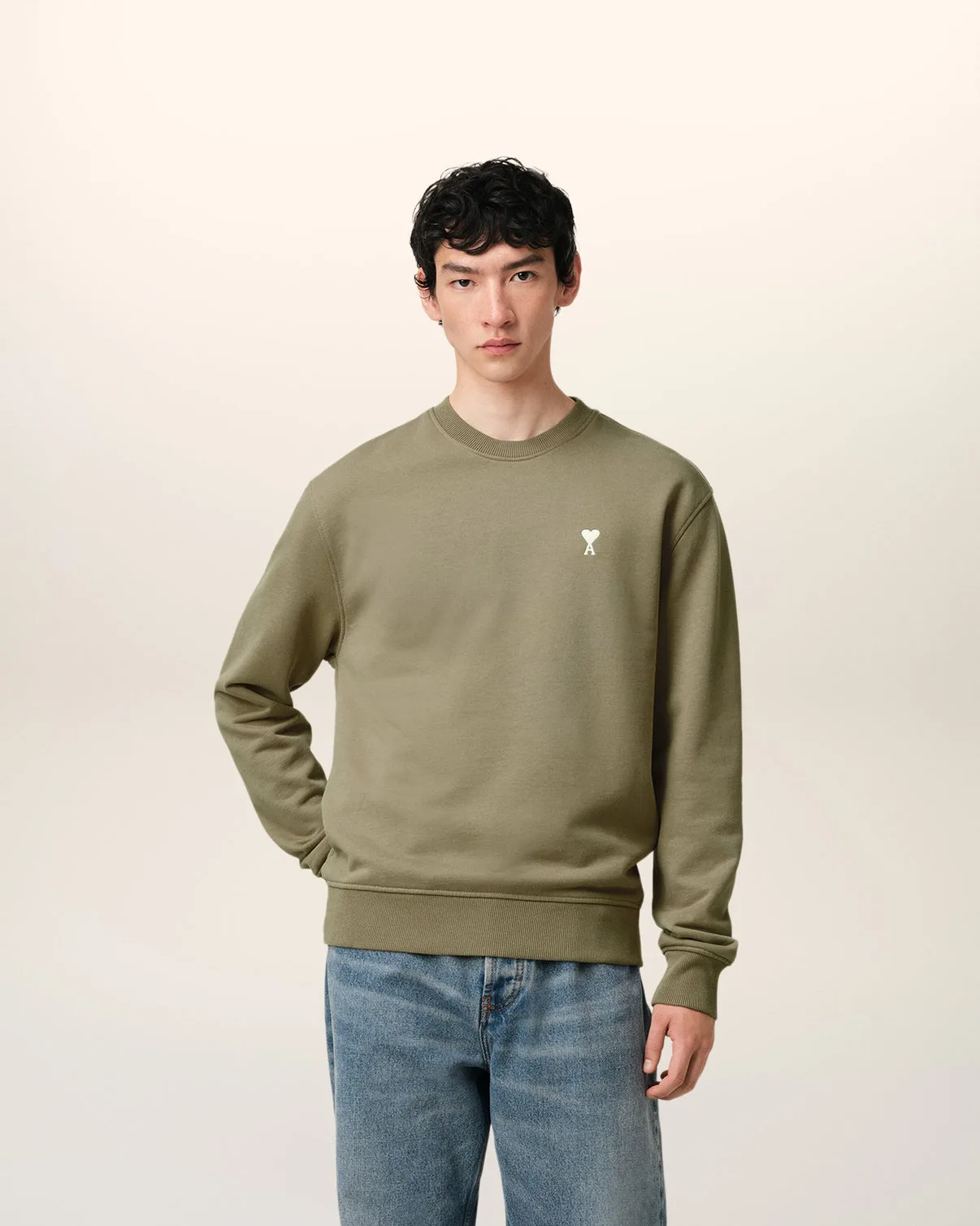 Green Cotton Sweatshirt
