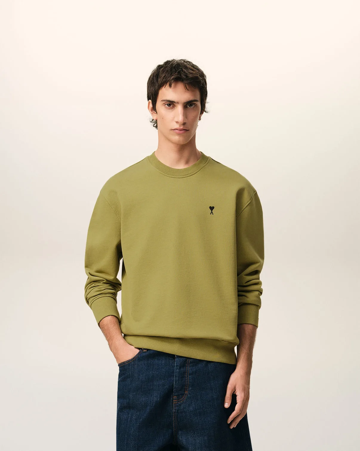 Green Cotton Sweatshirt