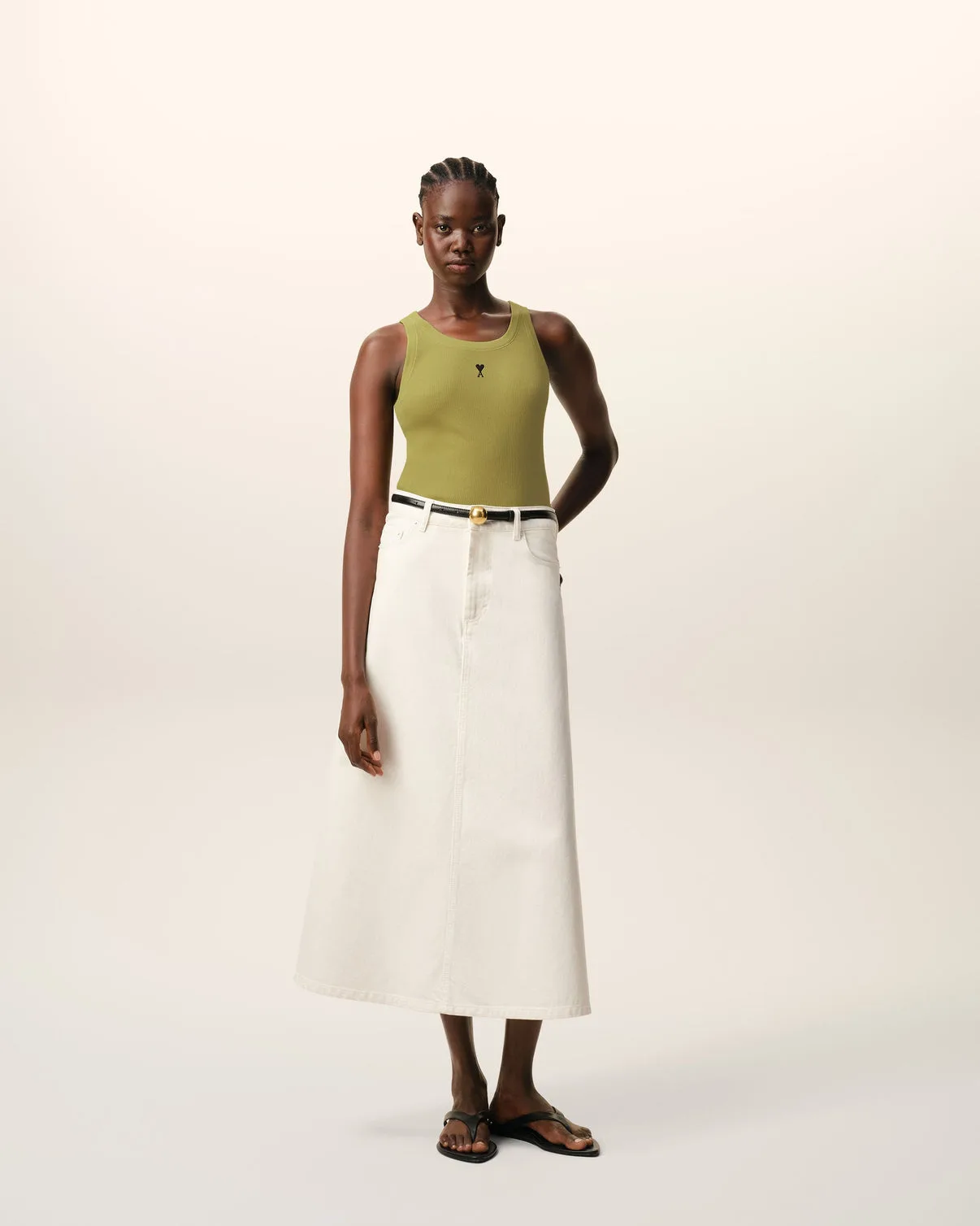 Green Cotton Tanktop