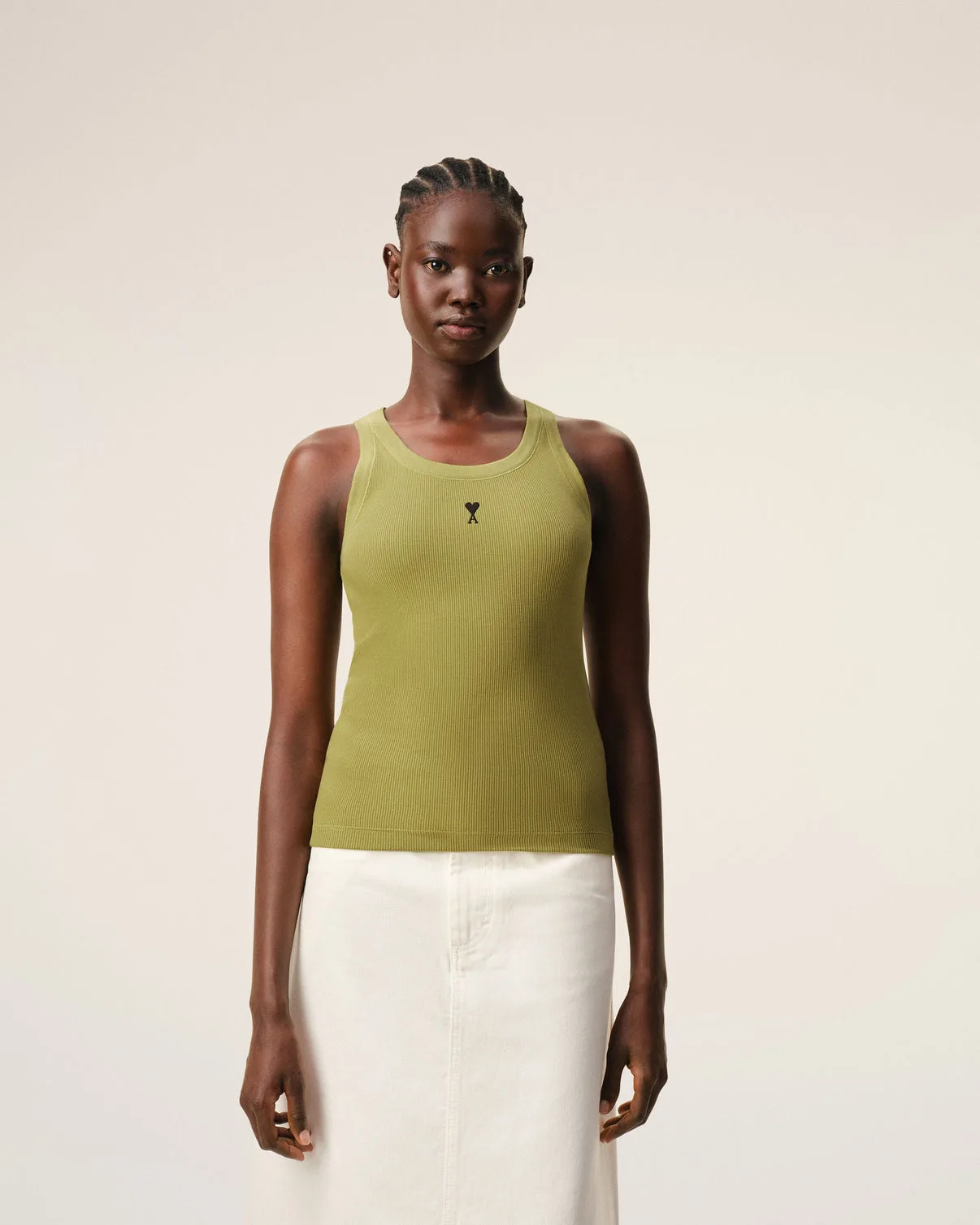 Green Cotton Tanktop