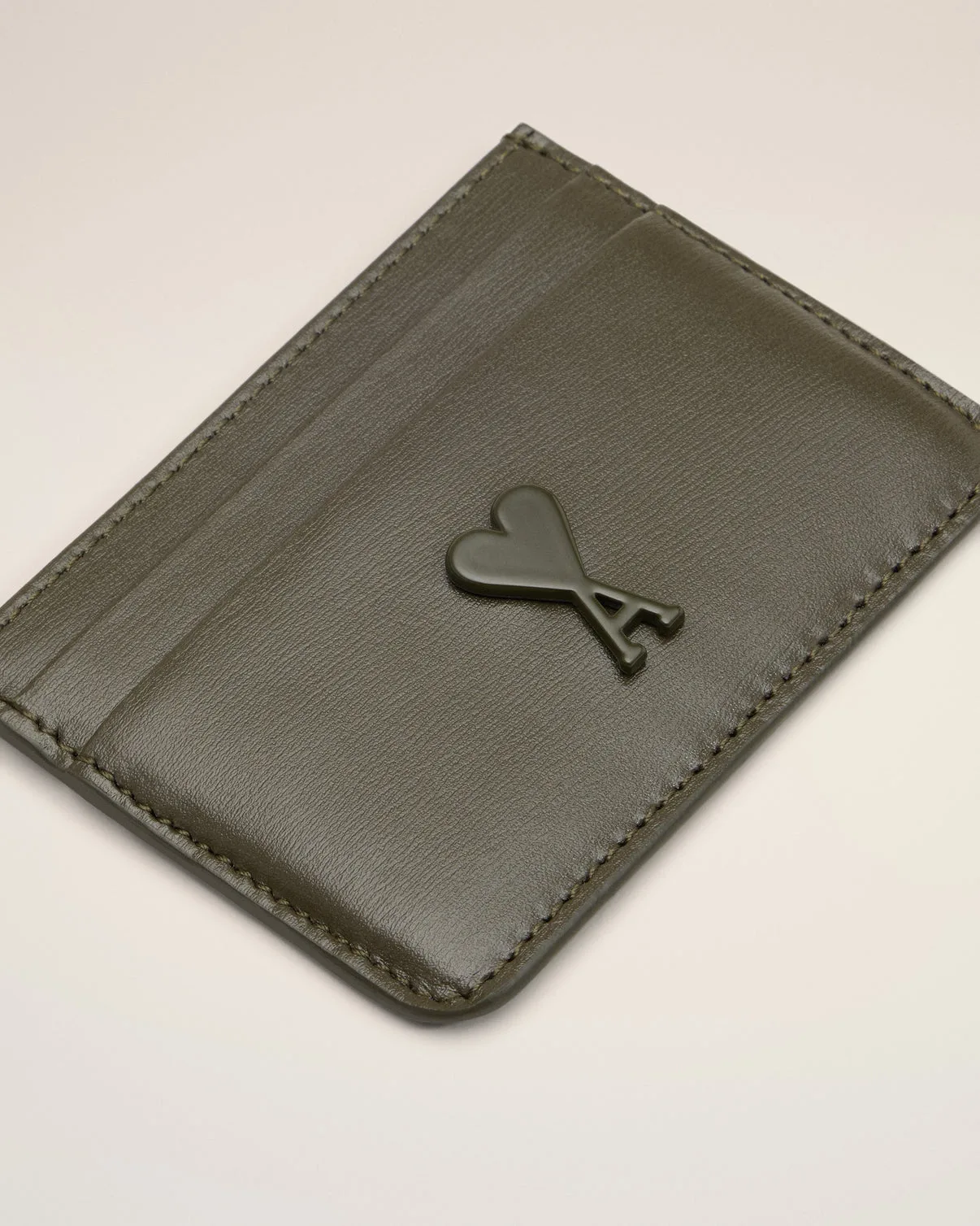 Green Leather Card Holder