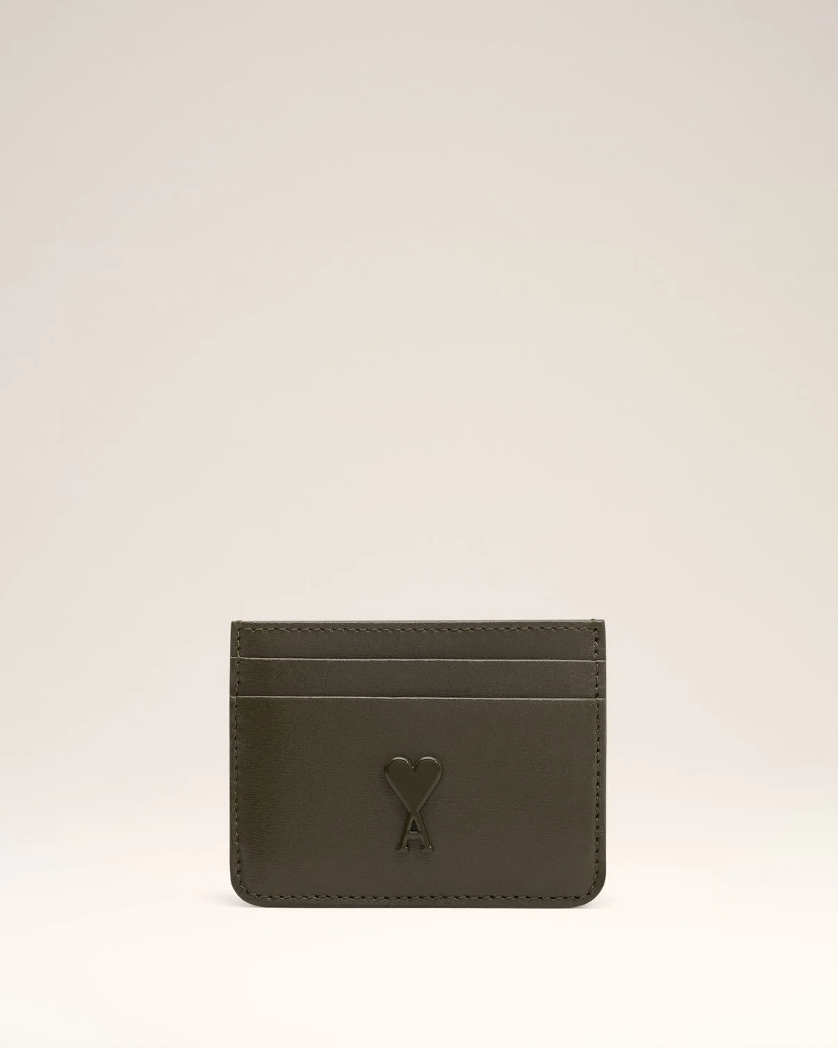 Green Leather Card Holder