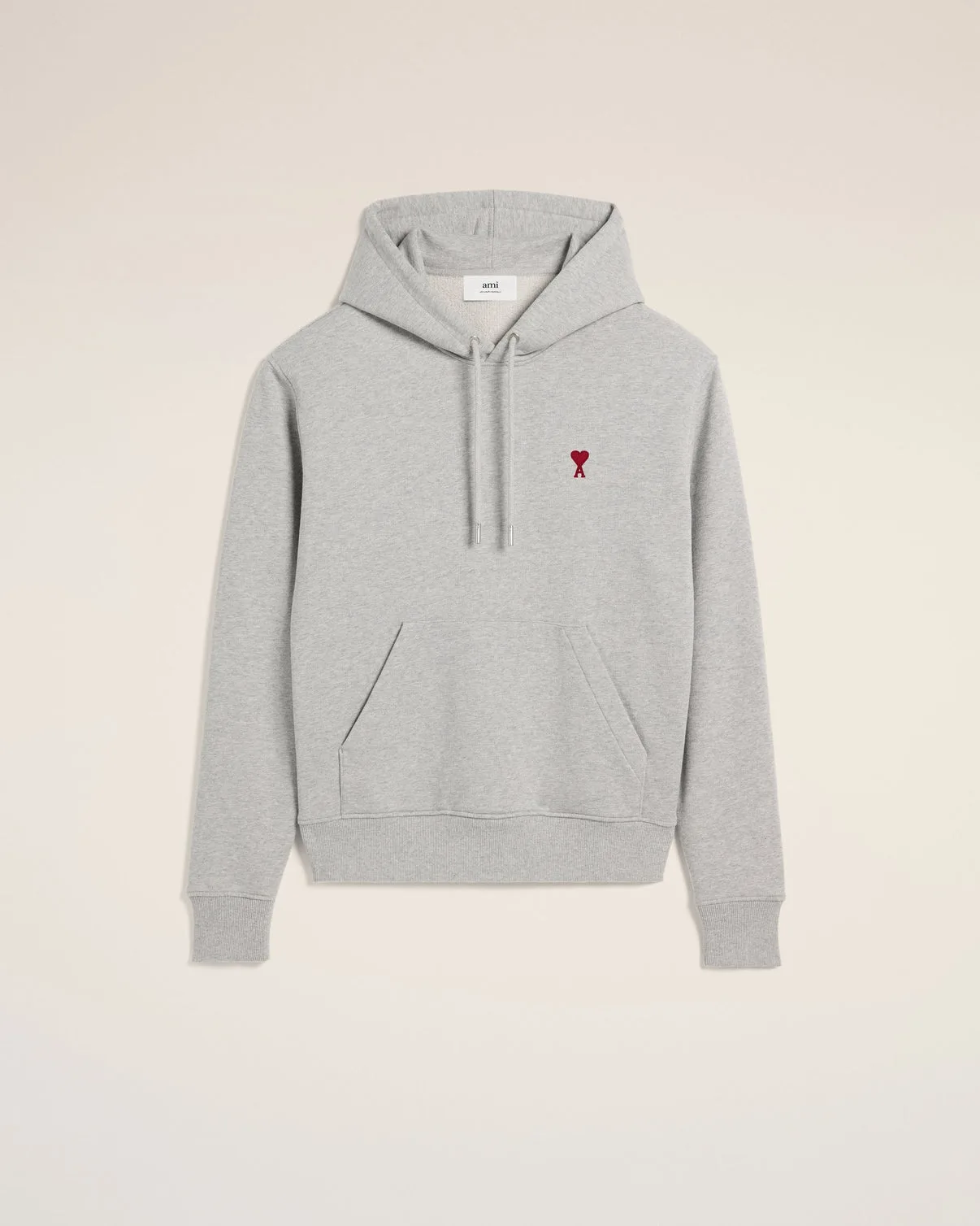 Gray Cotton Hoodie