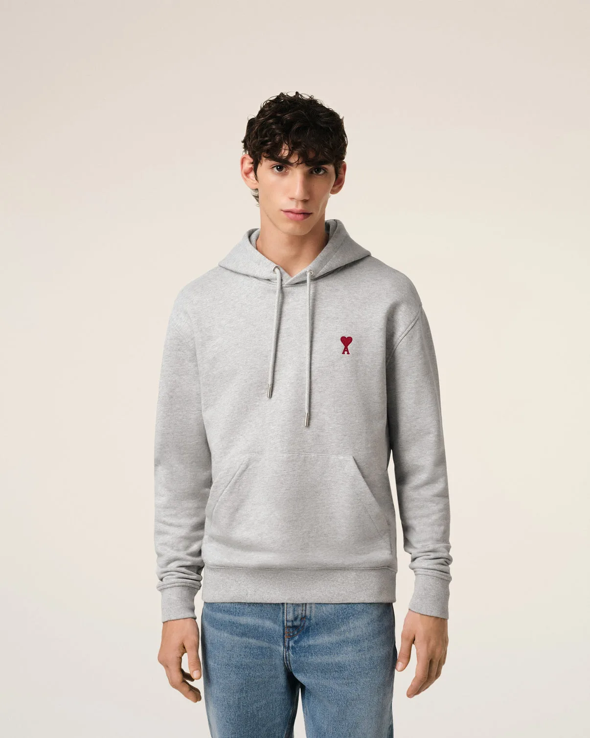 Gray Cotton Hoodie
