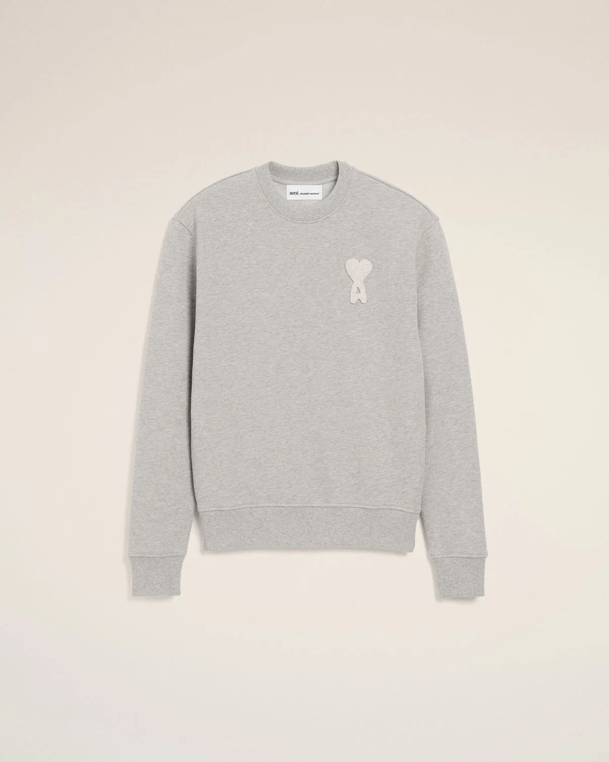 Gray Cotton Knitted Sweatshirt