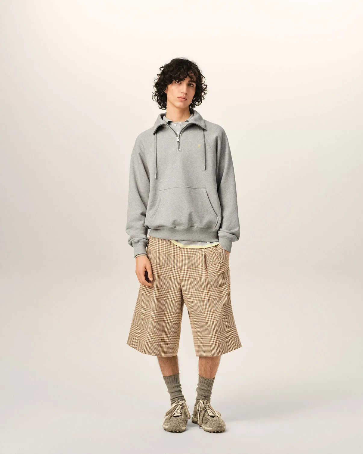 Gray Cotton Sweatshirt