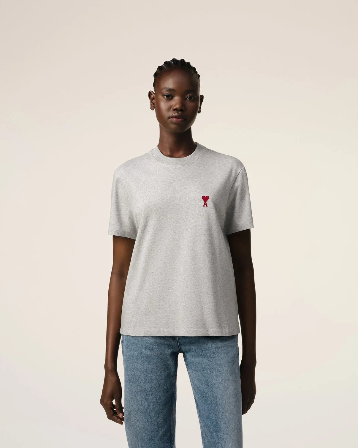 Gray Cotton T-Shirt